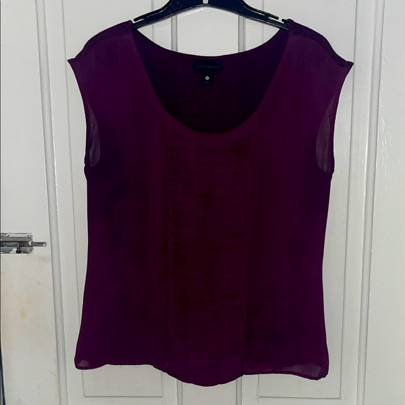 Worthington Deep Purple Blouse - Picture 1 of 3